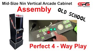 Mid Size Nin Vertical Arcade Assembly Video  Punch Out [upl. by Anilam]