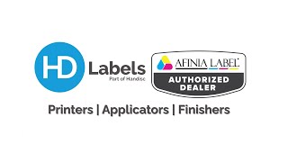 Afinia Label Product Range  Label Printers  Finishers  Applicators from HD Labels [upl. by Randell]