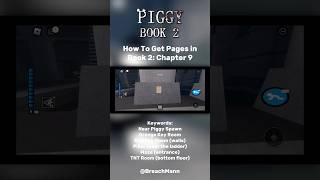 ROBLOX  How To Get PAGES in PIGGY BOOK 2  CHAPTER 9 [upl. by Habeh]