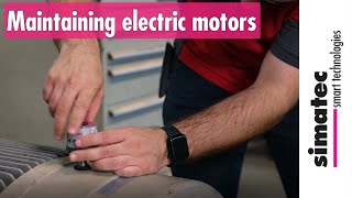 Electric motor maintenance with simatec [upl. by Ideih]