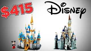 Disney LEGO Set Review  40478 LEGO Mini Disney Castle amp 71040 LEGO Disney Castle [upl. by Jo Ann710]