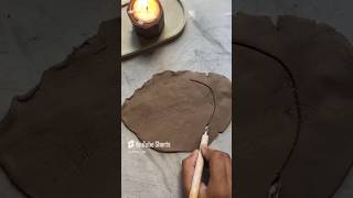 I tried making an egg shaped tray clayart claycraft howto [upl. by Feola]