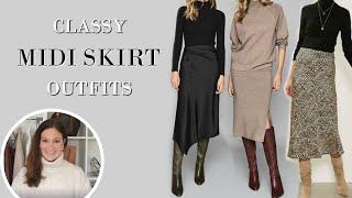 DIY Gathered MidiSkirt With Pockets  How To Make A Gathered Skirt [upl. by Darcie]