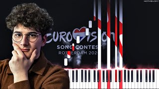 Gjons Tears  Repondez Moi Eurovision 2020 Switzerland  Piano Instrumental Cover [upl. by Daza]