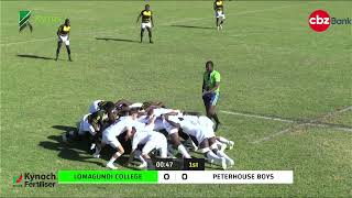 Lomagundi Vs Peterhouse 1st Schools rugby [upl. by Oiludbo]