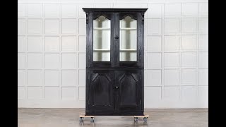 19thC French Ebonised Glazed Cabinet [upl. by Rochester]