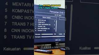 Cara SETTING Set Top Box Tv Digital Dari Awal [upl. by Enyamert251]