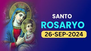 Santo Rosaryo 🙏🏻 Huwebes🙏🏻September 26 2024🙏🏻 Ang mga Misteryo ng Liwanag 🙏🏻 Tagalog Rosary [upl. by Viglione]