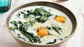 Recette  Œufs cocotte aux épinards et à la crème [upl. by Herald363]