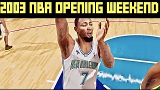 A Sneak Peek at ALL 29 NBA Teams  Opening Weekend 2003  Ep 201  40 Year NBA Sim [upl. by Healy]