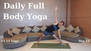 Day 11 Daily Full Body Yoga Legs and Hips Opening  AwakeyogabyNeil [upl. by Purcell451]