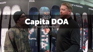 2019 Capita DOA Snowboard  Preview [upl. by Xavier]