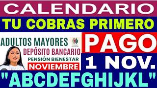 📅 CALENDARIO OFICIAL📆PAGOS ADELANTADOS☝️6000 ADULTOS MAYORES 65 🎉 PENSIÓN BIENESTAR 🎁 [upl. by Leinnad]