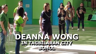 DEANNA WONG VISITS HER FANS IN TAGBILARAN CITY BOHOL [upl. by Kinney]