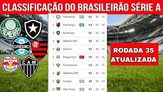 TABELA DO BRASILEIRÃO SÉRIE A HOJE  CLASSIFICAÇÃO DO BRASILEIRÃO SÉRIE A HOJE  26112023 [upl. by Poirer]