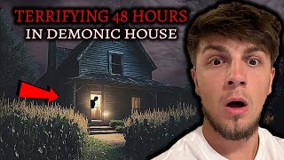 The SCARIEST Video Ever Recorded  48 HOURS INSIDE MOST HAUNTED HOUSE Full Movie [upl. by Alial267]