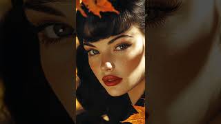 Bettie Page in Autumn Light Pinup elegance meets nature’s gentle hues [upl. by Ailemrac]