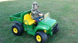 Peg Perego John Deere Gator for Caleb [upl. by Comstock]