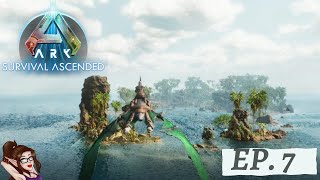 Ep 7 Exploring amp Finding Herbivore Island  Ark Survival Ascended w Geektechmedia aka HUBBY [upl. by Ettenotna]