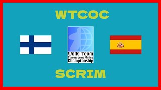 WTCOC Scrim Finland  Spain [upl. by Akihsat]