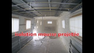 Aménager un bus en camping car  S 02  EP 19  Isolation mousse projetée part 02 [upl. by Callista176]