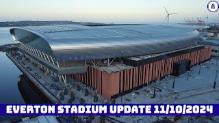 Everton Stadium Update 26102024 [upl. by Maighdlin]