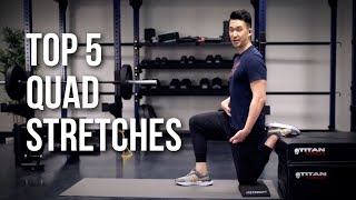 Top 5 Quad Stretches You Should Do Right Now [upl. by Elreath]