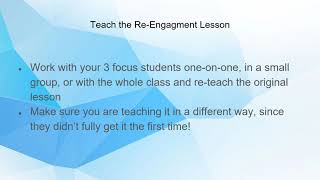 Video 5 edTPA Task 4 Mathematics ReEngagement Lesson [upl. by Reedy726]