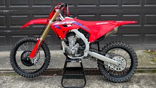 2024 Honda CRF250R First Ride  Raw GoPro [upl. by Melmon]