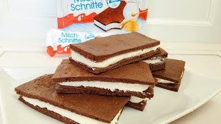 Milchschnitte selber machen  Milchschnitte Rezept  Milchschnitten [upl. by Freeland]