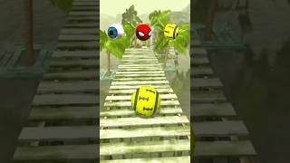 Eye ballBatman ball Spider ball Competition shorts youtubeshorts goingballs [upl. by Fidelas]