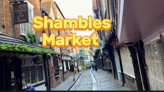 The Shambles Market York UK [upl. by Senskell]