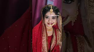 stunner video viral beautifulbride makeup youtubeshorts shorts bridal artist lehnga fyp [upl. by Alarise]