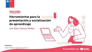 Herramientas digitales para la presentación y socialización de contenido con Sites  25092023 [upl. by Aisad]