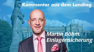 Martin Böhm Einlagensicherung [upl. by Kelula]