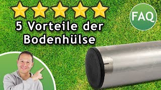 Sonnensegel befestigen  5 Vorteile für Bodenhülsen aus Edelstahl  FAQ ☀️ Pina [upl. by Nauquf]