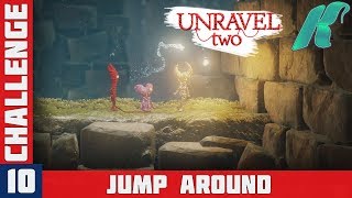 UNRAVEL 2  Challenge 10  JUMP AROUND Gameplay Walkthrough [upl. by Brahear]