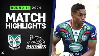 NRL 2024  Warriors v Panthers  Match Highlights [upl. by Colson994]