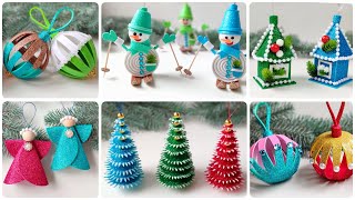 🔥6 Ideas 🎄 Christmas Decorations 🎅 DIY Christmas tree toys ☃️ Christmas crafts [upl. by Eseerehc]