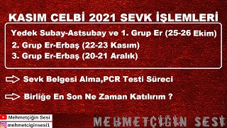 Askerlik Kasım Celbi 2021 Sevk İşlemleri  Mehmetçiğin Sesi [upl. by Eldnek]