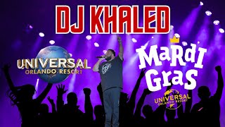 Universal Orlando Mardi Gras 2024  Food and a DJ Khaled Concert [upl. by Ethel567]