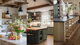 Charming Small Rustic Kitchen Ideas Countryside Farmhouse Inspiration for a Cozy Homefarmhouse [upl. by Suivatra]