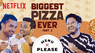 The Biggest Pizza Pt 2 ft Tovino Thomas Basil Joseph amp Abish Mathew  Menu Please  Minnal Murali [upl. by Edlyn270]