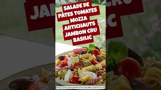 Recette Facile de Salade de Pâtes  Fraîcheur Méditerranéenne dans Votre Assiette  😋🍋 [upl. by Dreda942]