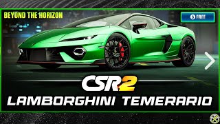 CSR Racing 2  Lamborghini Temerario Gameplay [upl. by Quenna250]