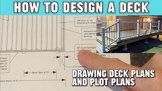 How to Design a Deck Drawing Construction Plans amp Plot Plans [upl. by Clover820]