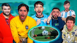 Uruguay 0 4 vs 2 0 Brasil  Reacciones de Amigos  Copa América 2024 [upl. by Vernen]