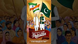 🇮🇳🇵🇰 El Fin del Imperio Independencia de India y Pakistán 🌍 IndependenciaDeIndia ParticiónDe [upl. by Girish]