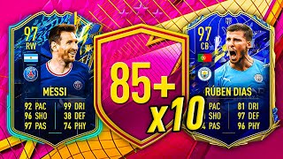 30x 85 x10 UPGRADE PACKS 🔥 FIFA 22 Ultimate Team [upl. by Novled]