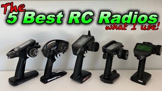 The 5 BEST RC Radio Transmitters what I use  Futaba Spektrum Sanwa Flysky [upl. by Amabelle]